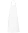 88010 Gala Gala Long Bib Apron White colour image